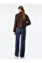 High Waist Striped Wide Leg Pants with Pockets - 3