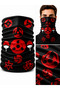 Naruto İtachi̇ Printed Bandana Anime Face Mask and Neck Gaiter and Daily and Motorcycle Use Uv Protection Multi-Purpose Neck Gaiter