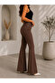Mona Women's Brown High Waist Lycra Flared Trend Jeans - 4