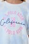 4-15 Years Licensed Us Polo Assn Girls' Set-Blue - 5