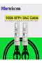 كابلات نحاسية سلبية SFP+ مقاس 3 متر AWG30 10G كابل DAC كابل سلبي مباشر 0.5-10 متر - 8