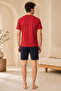 Men's 100% Cotton Combed Cotton 4-Piece Jacquard Summer & Winter Pajama Set - 7