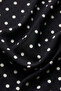 Women's polka dot waist belted short sleeve dress - 5