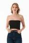 Basic Covered Strapless Bustier