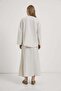 Armalife 6190 Front Lace up Linen Look Women's Bluz - 6