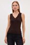 Lace V-Neck Slim Fit Blouse