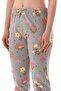 Floral Printed Pajama Bottoms - 7