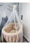 Basket Crib Beige Pompom Sleeping Set - 5