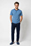 Özkan 1000-6-7-8 Men's 100% Cotton Single Jersey Front Placket Short Sleeve Pocket Pajama Set - 2