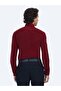 Red Striped Regular Fit Long Woven Velvet Casual 100% Cotton Shirt - 6