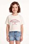 Unstoppable Printed Girls Cropped T-Shirt - 4