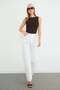 Basic Boat Neck Snap Fastener Bodysuit - 4