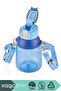 800ml New Collection Neck Strap Thick Silicone Straw Handle Lockable Lid Cute Animal Polycarbonate Children's School Water Bottle with Sticker Gift - 2
