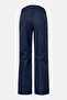 Women Regular Fit Plain Outdoor Ski Pants, Navy Blue - 2