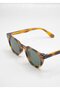 Unisex Round Sunglasses Leopard Pattern Frame Smoked Glass Uv Protection Luor C4