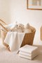 White 4-Piece 4-Layer Muslin Baby Shoulder Cover 25X50Cm Baby Mouth Wipes Muslin Back Towel 100% Cotton Newborn Sweat Cloth - 8