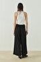 Alya Pleated Loose Trousers Black - 3