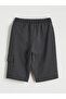 Two Mt Shop Quality Lcw Kids Anthracite 2 Thread Plain Standard & Regular Boys Cargo Shorts - 2