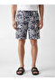 Lcw Knee Length Patterned Men's Swim Shorts - 2