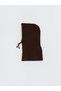 Brown Women's Knitwear Balaclava Scarf - 2