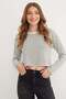 Striped Crop Slim Knitwear Sweater - 4