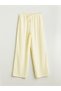 Trendlucky Women's Textured Trousers with Elastic Waist and Difference in Color - 5