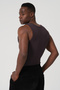 Men's Halter Neck Combed Cotton Camisole Fitted Fit Sportsman Lycra Undershirt - 4