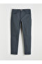 Lcwaikiki classic anthracite slim fit gabardine men's chino pants - 5
