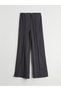 Trendlucky Women's Textured Trousers with Elastic Waist and Difference in Color - 5