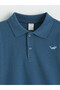 Original Polo Collar Embroidered Boys' T-Shirt - 4