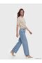Two Mt Shop Quality Lcw Modest Indigo Denim Stoned Wideleg High Waist Wide Leg Women's Jean Pants