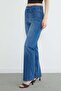 High Waist Cut-Cut Jeans - 6