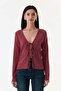 Wrapped Fabric Front Tie Cardigan - 7
