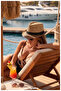 Geometric Patterned Summer Beach and Casual Fedora Hat (57-58 Cm, Women/Men) - 3