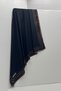 Desenli Siyah Twill Eşarp - 6
