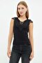 Lace V-Neck Blouse