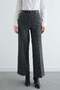 Arched Herringbone Palazzo Pants - 2