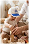 Summer Length Full Protection, Extra Elegance! 100% Cotton Hat for Little Boys (0-18 Months) (Size 43-46 cm) - 3