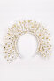 Girl's Tulle Crown with Stars on White