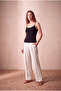 Black Round Neck Rope Strap Women's Top Harleen - 2