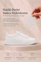 Genuine Leather Men's Sports Sneaker Shoes with Nickel Plated Detail and Orthopedic Sole - 5