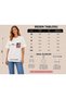 Women's Oversized Floral Motif Lace Pocket Detail T-Shirt - 4