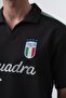 Men's Sguadra World Cup Regular Fit Polo Neck Fan T-Shirt Black - 5