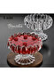 Set of 6 Glass Footed Turkish Delight Serving Bowls Candy Dessert Magnolia Glass Snack and Ice Cream Bowls 105 ml - 2