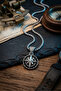 Compass Handcrafted Stainless Steel Chain Men's Necklace