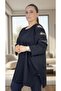 Window Detail on the Sleeves, Stone Embroidered, Bicycle Collar, Slit, Viscose Fabric, Extra Large Size Bluz - 4