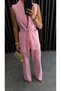 BIRDLE VEST PANT SET - 8