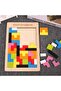 Wooden Tangram Puzzle Puzzle Game Motor Development Toys - 2