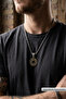 Luck Money Handcrafted Stainless Steel Chain Men's Necklace - 2