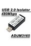 ADuM3165 عوازل رقمية USB 2.0 بسرعة 480 ميجابت في الثانية، محول DAC عالي السرعة معزول لفك تشفير الصوت وإزالة الضوضاء